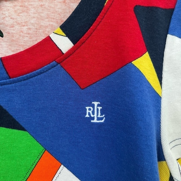 Women’s RALPH LAUREN, NAUTICAL, SAIL, COLORFUL, LADIES T SHIRT- Small - Picture 5 of 6